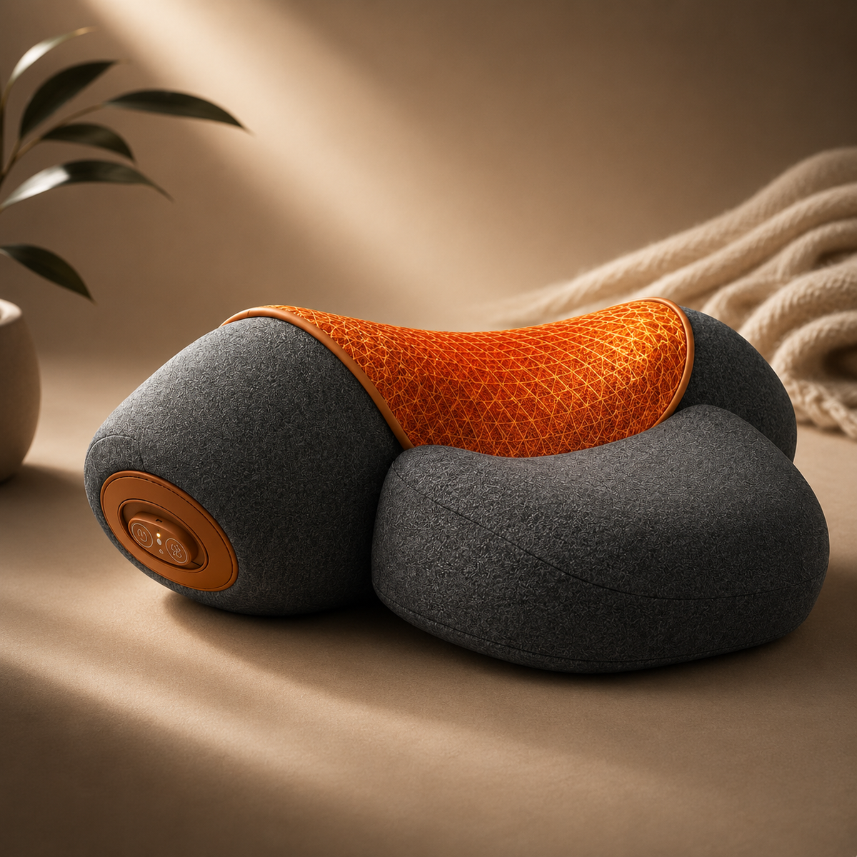 Oreiller de Massage Cervical Chauffant RÉVA™